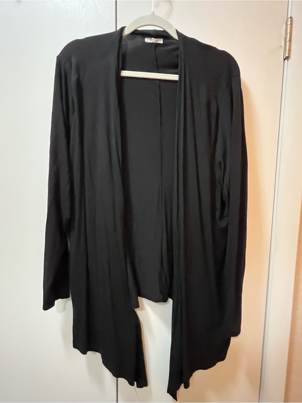 Maurices Black Open Front Lightweight Cardigan